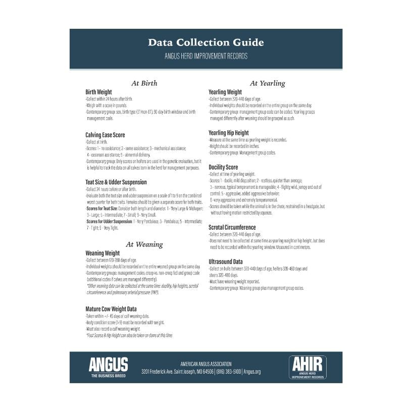 Data Collection Guide