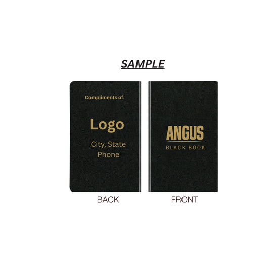 Customized 2027 Angus Black Book