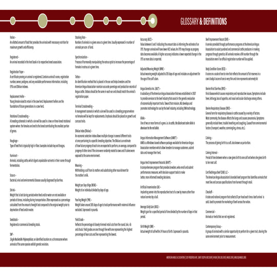 Glossary & Definitions